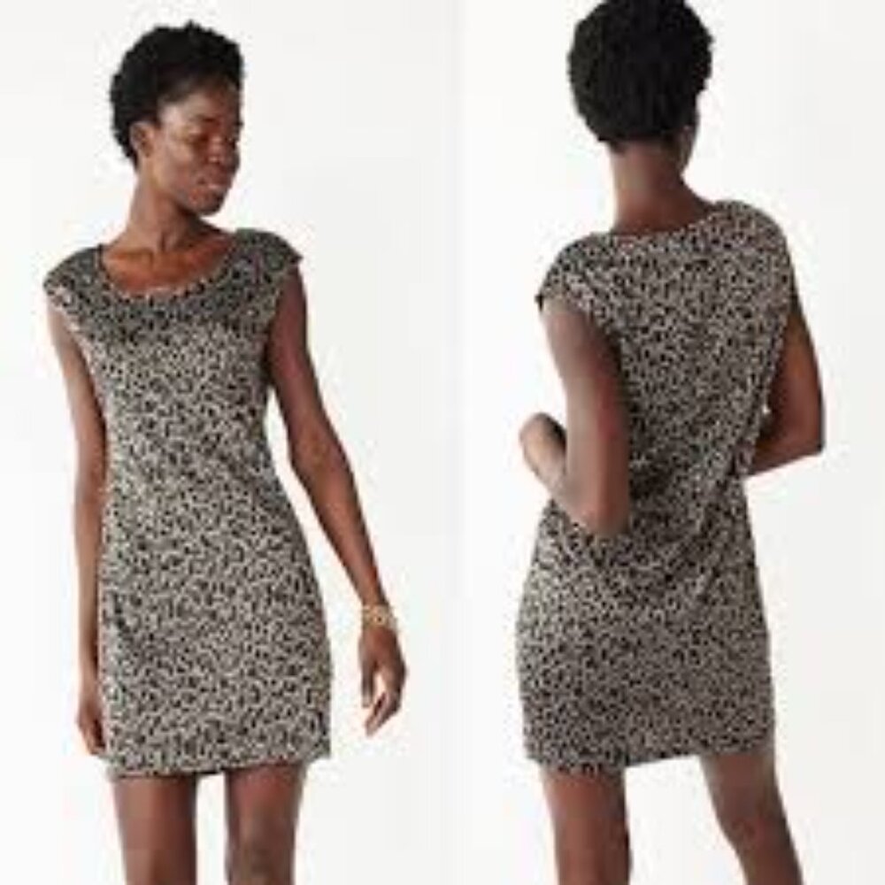 NWT Nine West Animal Print Sheath Dress